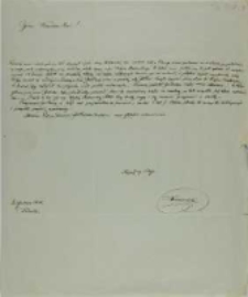 List Kajetana Wincentego Kielisińskiego do Celestyny z Zamoyskich Działyńskiej z 08.12.1845
