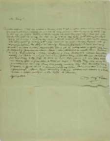 List Kajetana Wincentego Kielisińskiego do Jana Działyńskiego z 19.08.1848