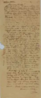List Joachima Lelewela do Kajetana Wincentego Kielisińskiego z 25.07.1842