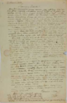 List Joachima Lelewela do Kajetana Wincentego Kielisińskiego z 17.01.1844