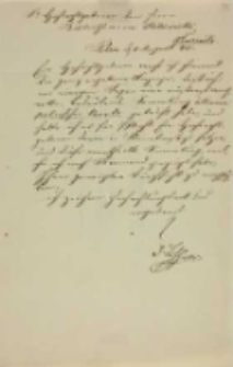 List Józefa Lissnera, antykwariusza i księgarza w Poznaniu, do Kajetana Wincentego Kielisińskiego z 02.08.1842