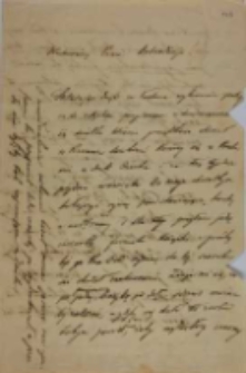 List J&oacute;zefa Muczkowskiego do Kajetana Wincentego Kielisińskiego z 15.04.1842