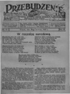 Przebudzenie: tygodnik poświęcony obronie interesów robotników rolnych i leśnych. Organ Związku Robotników Rolnych i Leśnych ZZP. 1927.04.28 R.9 Nr17