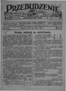 Przebudzenie: tygodnik poświęcony obronie interesów robotników rolnych i leśnych. Organ Związku Robotników Rolnych i Leśnych ZZP. 1927.07.07 R.9 Nr27