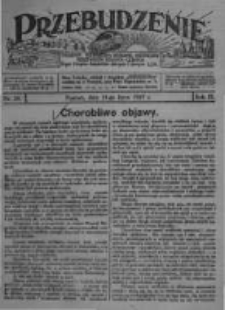 Przebudzenie: tygodnik poświęcony obronie interesów robotników rolnych i leśnych. Organ Związku Robotników Rolnych i Leśnych ZZP. 1927.07.21 R.9 Nr29