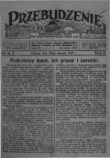 Przebudzenie: tygodnik poświęcony obronie interes&oacute;w robotnik&oacute;w rolnych i leśnych. Organ Związku Robotnik&oacute;w Rolnych i Leśnych ZZP. 1927.08.24 R.9 Nr34
