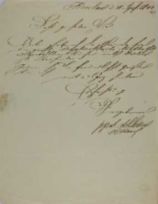 List Zygmunta Schlettera do Kajetana Wincentego Kielisińskiego z 28.04.1844