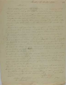 List Zygmunta Schlettera do Kajetana Wincentego Kielisińskiego z 11.05.1844