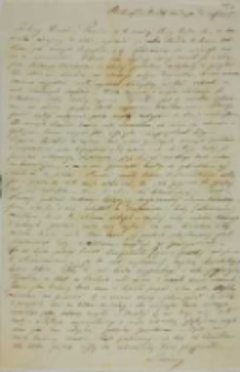 List Lucyana Siemieńskiego do Kajetana Wincentego Kielisińskiego z 22.05.1842