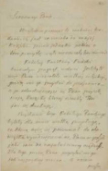 List Michała Wiszniewskiego do Kajetana Wincentego Kielisińskiego z 10.02.1842