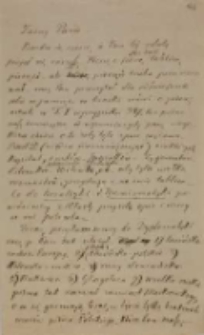 List Michała Wiszniewskiego do Kajetana Wincentego Kielisińskiego b. d.