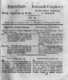 Amtsblatt der K&ouml;niglichen Regierung zu Posen. 1832.01.10 Nro.2