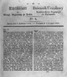 Amtsblatt der K&ouml;niglichen Regierung zu Posen. 1832.02.07 Nro.6