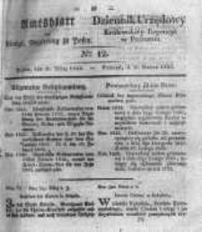 Amtsblatt der Königlichen Regierung zu Posen. 1832.03.20 Nro.12