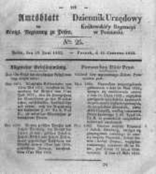 Amtsblatt der Königlichen Regierung zu Posen. 1832.06.19 Nro.25