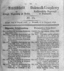 Amtsblatt der Königlichen Regierung zu Posen. 1832.08.14 Nro.33
