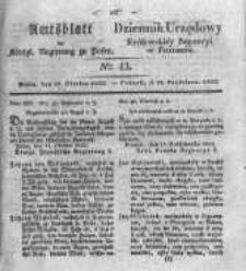 Amtsblatt der Königlichen Regierung zu Posen. 1832.10.23 Nro.43