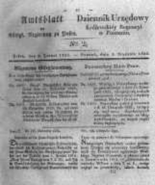 Amtsblatt der K&ouml;niglichen Regierung zu Posen. 1833.01.08 Nro.2