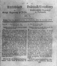 Amtsblatt der K&ouml;niglichen Regierung zu Posen. 1833.02.12 Nro.7