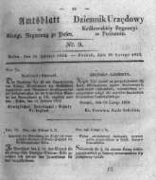 Amtsblatt der K&ouml;niglichen Regierung zu Posen. 1833.02.26 Nro.9