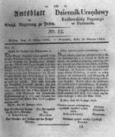 Amtsblatt der Königlichen Regierung zu Posen. 1833.03.19 Nro.12