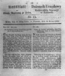 Amtsblatt der K&ouml;niglichen Regierung zu Posen. 1833.03.26 Nro.13
