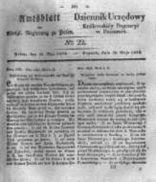 Amtsblatt der K&ouml;niglichen Regierung zu Posen. 1833.05.28 Nro.22