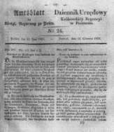 Amtsblatt der K&ouml;niglichen Regierung zu Posen. 1833.06.11 Nro.24