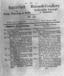 Amtsblatt der K&ouml;niglichen Regierung zu Posen. 1833.08.06 Nro.32