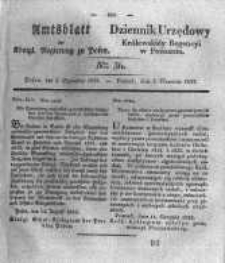 Amtsblatt der K&ouml;niglichen Regierung zu Posen. 1833.09.03 Nro.36