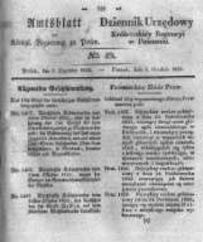 Amtsblatt der K&ouml;niglichen Regierung zu Posen. 1833.12.03 Nro.49