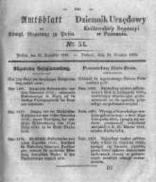 Amtsblatt der K&ouml;niglichen Regierung zu Posen. 1833.12.31 Nro.53
