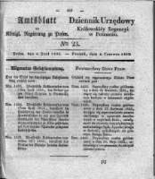 Amtsblatt der Königlichen Regierung zu Posen. 1833.06.04 Nro 23