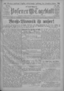 Posener Tageblatt 1915.08.27 Jg.54 Nr399