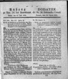 Dodatek do Nr.30. Dziennika Urzęd., Poznań, dnia 26 lipca 1836.