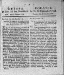 Dodatek do Nr.52. Dziennika Urzęd., Poznań, dnia 27 grudnia 1836.