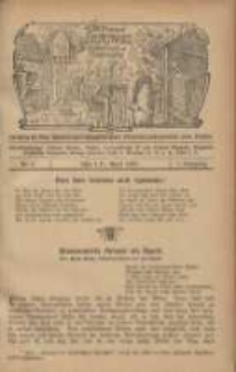 Posener Bienenwirt: Gartenfreund und Kleintierz&uuml;chter: Zeitschrift des Bienenwirtschaftlichen Provinzialvereins von Posen 1907.04 Jg.1 Nr4