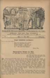 Posener Bienenwirt: Gartenfreund und Kleintierz&uuml;chter: Zeitschrift des Bienenwirtschaftlichen Provinzialvereins von Posen 1907.05 Jg.1 Nr5