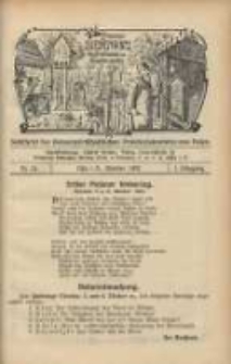 Posener Bienenwirt: Gartenfreund und Kleintierz&uuml;chter: Zeitschrift des Bienenwirtschaftlichen Provinzialvereins von Posen 1907.10 Jg.1 Nr10