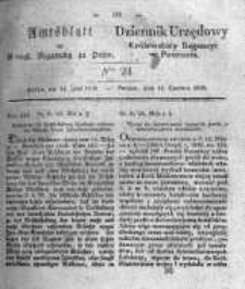 Amtsblatt der K&ouml;niglichen Regierung zu Posen. 1836.06.14 Nro.24