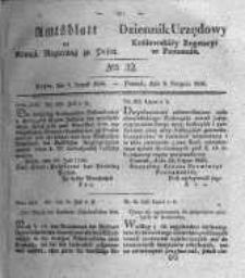 Amtsblatt der K&ouml;niglichen Regierung zu Posen. 1836.08.09 Nro.32