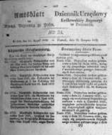 Amtsblatt der K&ouml;niglichen Regierung zu Posen. 1836.08.23 Nro.34