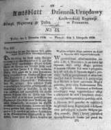 Amtsblatt der K&ouml;niglichen Regierung zu Posen. 1836.11.01 Nro.44