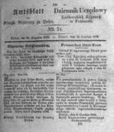 Amtsblatt der K&ouml;niglichen Regierung zu Posen. 1836.12.20 Nro.51