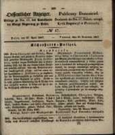 Oeffentlicher Anzeiger. 1847.04.27 Nro.17