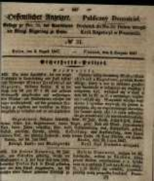 Oeffentlicher Anzeiger. 1847.08.03 Nro.31