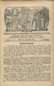 Posener Bienenwirt: Gartenfreund und Kleintierz&uuml;chter: Zeitschrift des Bienenwirtschaftlichen Provinzialvereins von Posen 1907.12 Jg.1 Nr12