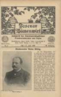 Posener Bienenwirt: Zeitschrift des Bienenwirtschaftlichen Provinzialvereins von Posen 1909.06 Jg.3 Nr6