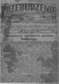 Przebudzenie: organ Związku Robotników Rolnych i Leśnych ZZP. 1929.01.24 R.11 Nr4