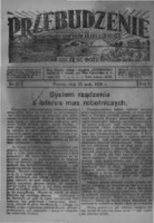 Przebudzenie: organ Związku Robotników Rolnych i Leśnych ZZP. 1929.05.23 R.11 Nr21